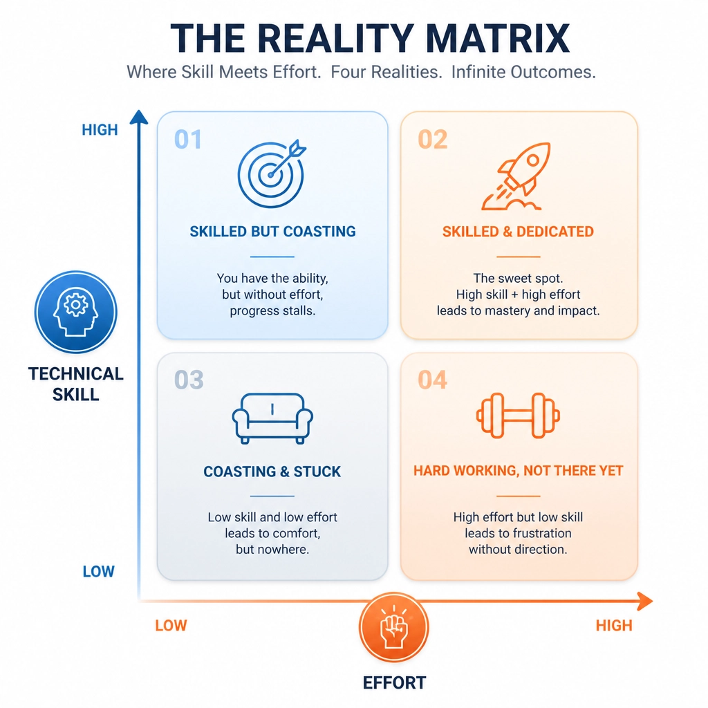 Technical complexity vs profit reality matrix