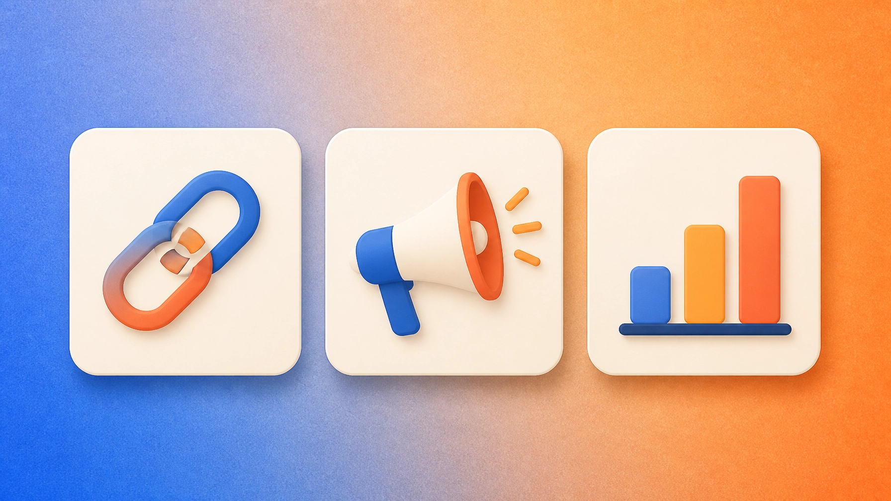 A minimalist digital illustration showing a toolkit with icons for links, ads, and analytics, representing the Daily-Ads marketing suite.