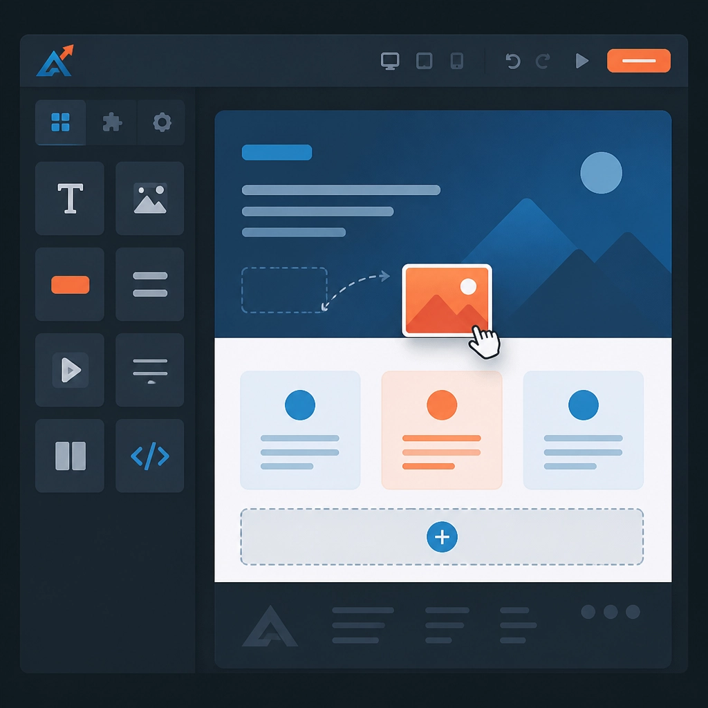 Daily-Ads Webpage Builder Interface