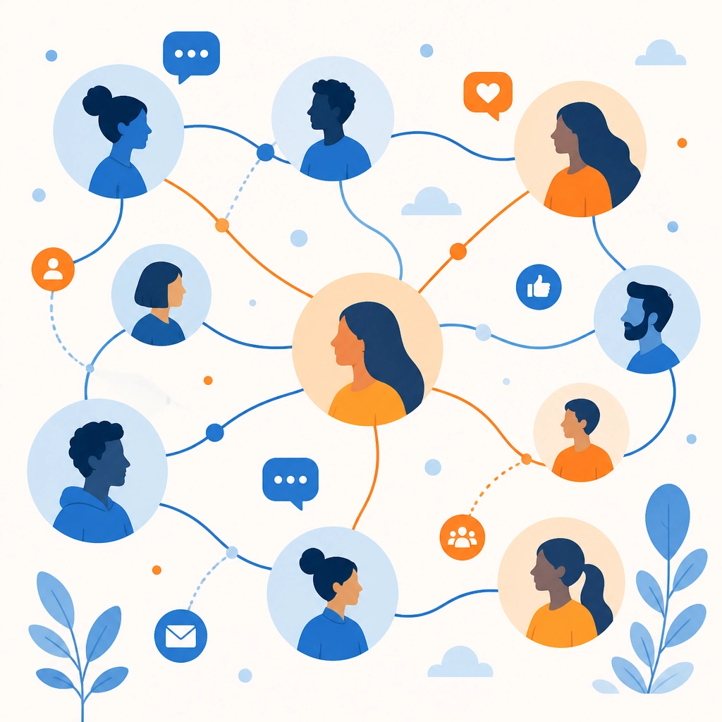 Building a community-driven digital network instead of just a pyramid
